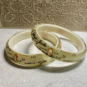 VINTAGE Amadeo Lettera D’Amore Bangles